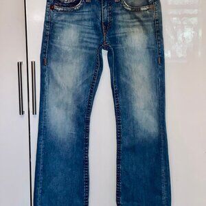 True Religion Jeans, Men/Unisex, Light Blue, Size 34/32